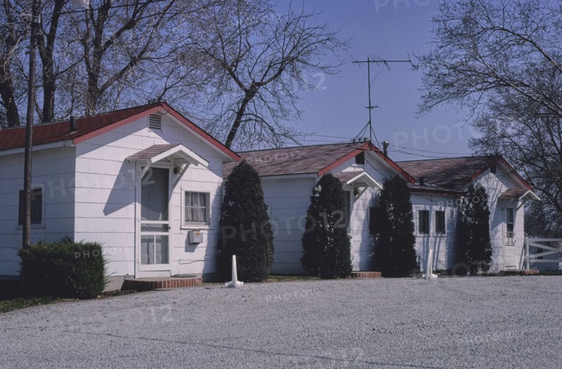 1980s United States -  Chief Motel, Wahoo, Nebraska 1980