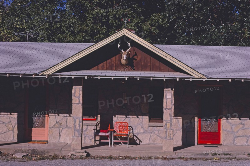 1980s United States -  Pine Lodge Motel, Bull Shoals, Arkansas 1980