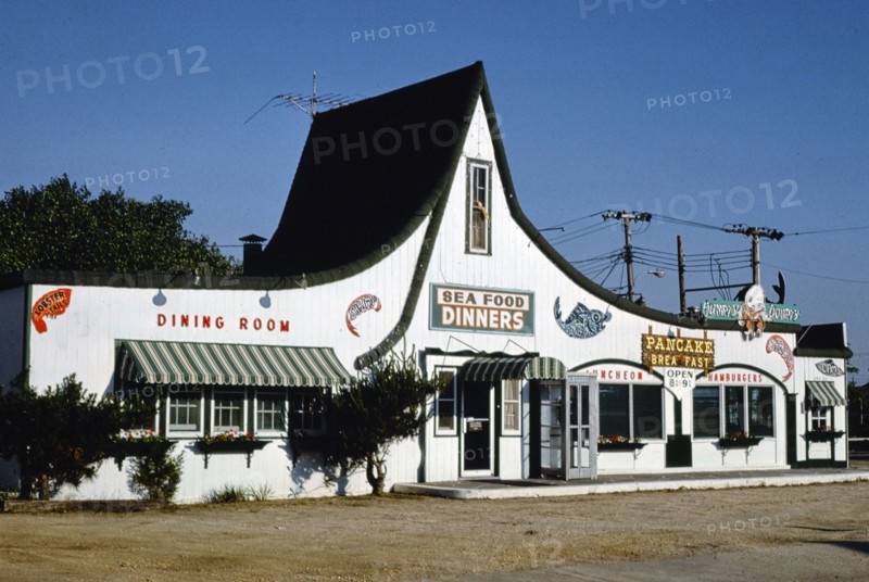 1970s America -   Sea food dinners, Seaside Heights, New Jersey 1978