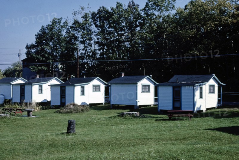 1980s United States -  Highland Cottages, Weirs Beach, New Hampshire 1984