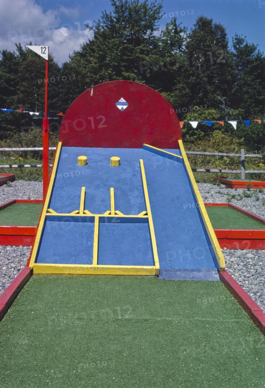 1980s America -  Hole in One mini golf, Route 1, Waldoboro, Maine 1984