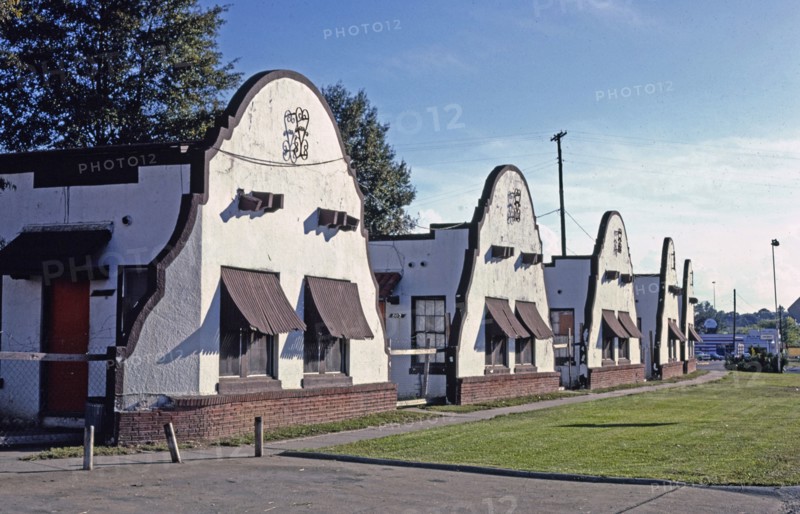 1980s United States -  Alamo Plaza Restaurant Motel, Jackson, Mississippi 1986