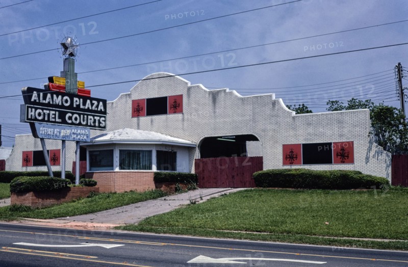 1970s United States -  Alamo Plaza Hotel Courts, Shreveport, Louisiana 1979