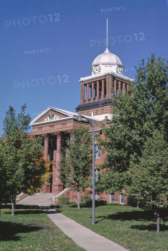 1980s United States -  Clay County Courthouse, Spencer, Iowa 1988