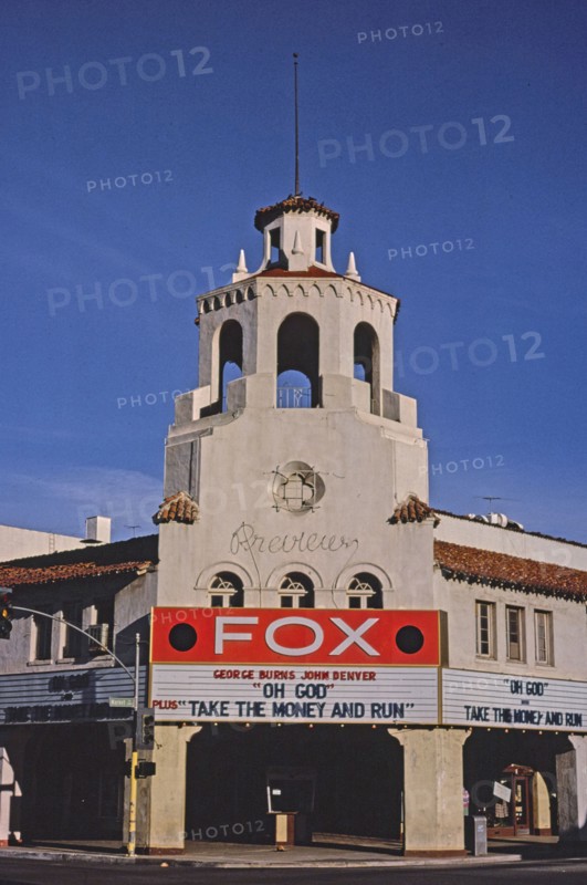 1970s America -  Fox Theater, Riverside, California 1978