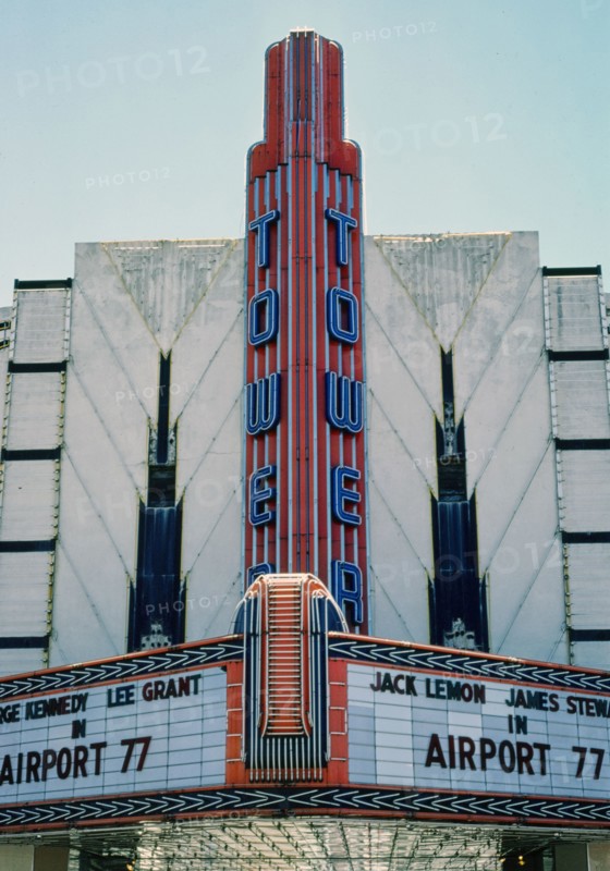 1970s America -  Tower Theater, Houston, Texas 1977