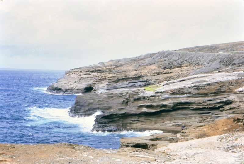 Undeveloped oceanside property in Oahu Hawaii ca. 1973