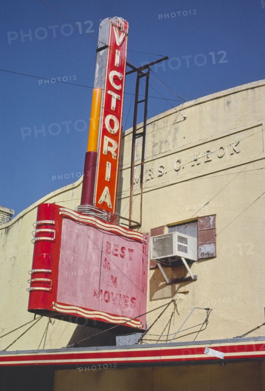 1970s America -  Victoria Theater, Victoria, Texas 1979