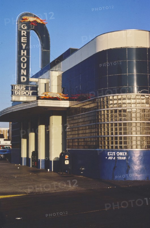 1970s America -  Greyhound Bus Depot, Columbia, South Carolina 1979