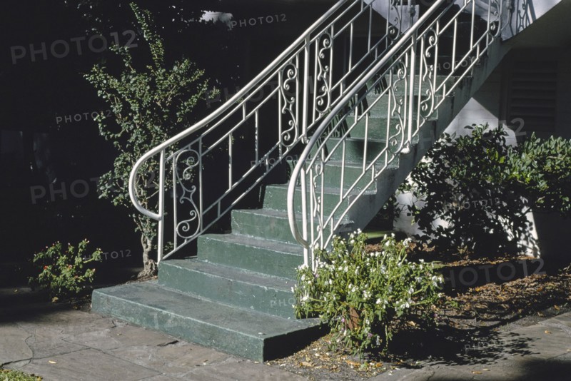 1990s United States -  Queens Court (1948), St Simons Island, Georgia 1990