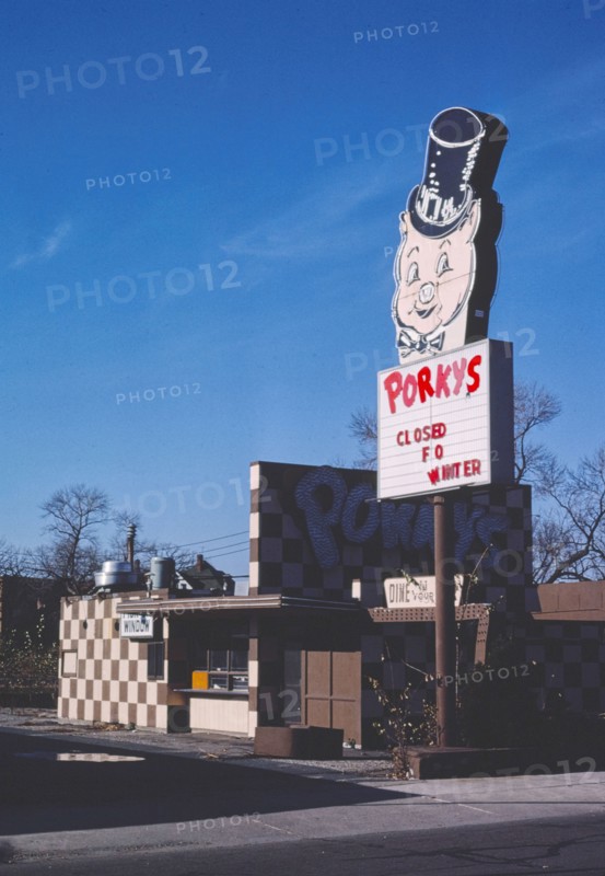 1980s America -   Porky's Drive-in, St Paul, Minnesota 1981