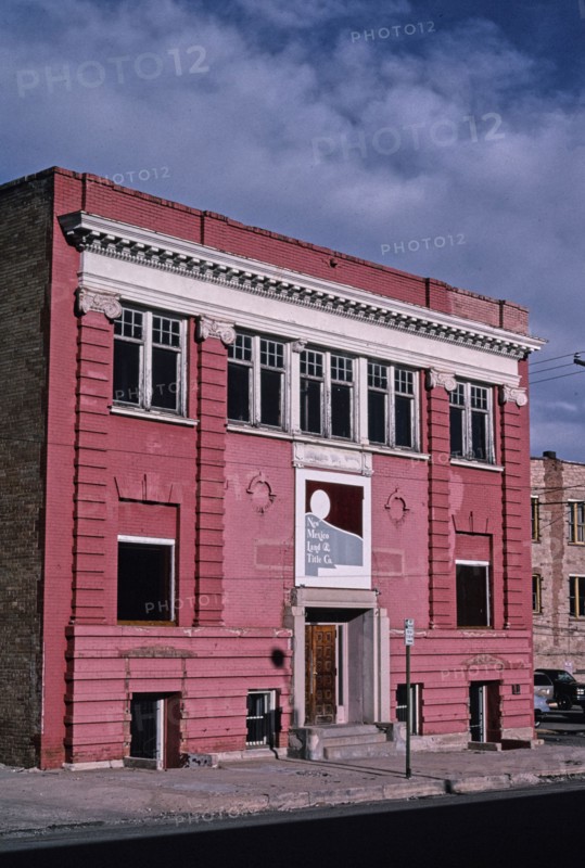 2000s America -  New Mexico Land and Title Building, Las Vegas, New Mexico 2003