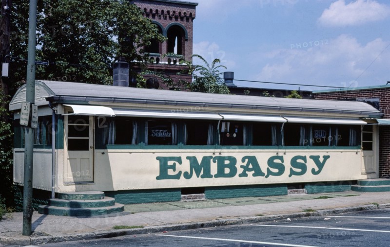 1970s America -   Embassy Diner, Chicopee, Massachusetts 1978