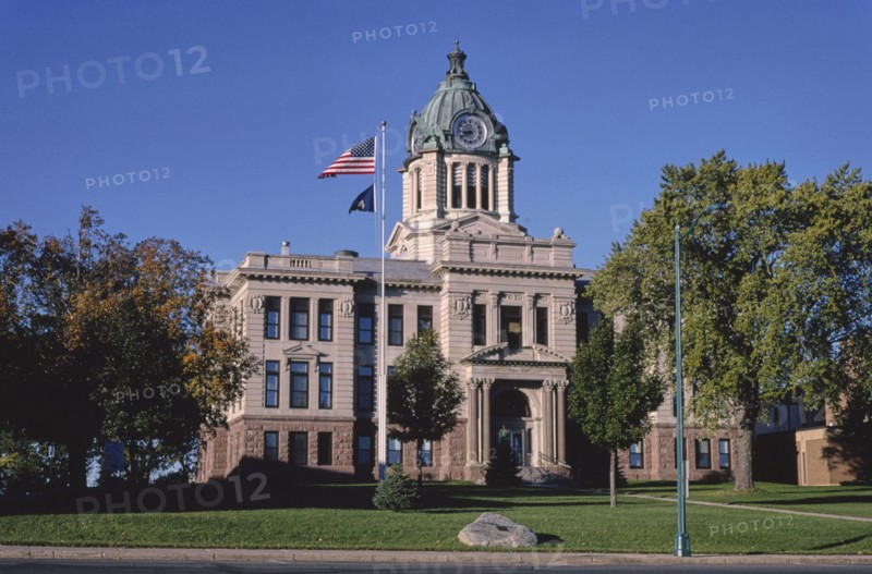 1980s United States -  Martin County Courthouse, Fairmont, Minnesota 1988