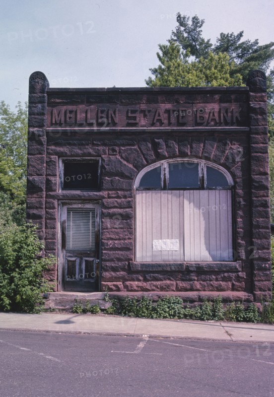 2000s United States -  Mellen State Bank, Main Street, Mellen, Wisconsin 2003