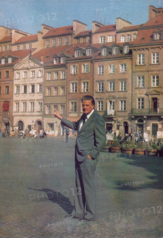Cover of the book "Billy Graham in Poland" ca. 1979