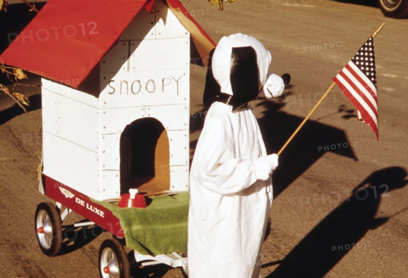 Participant in a Kiddies Parade, an Annual Event Held Early in the Evening During the Summer in New Ulm, Minnesota ca. 1975