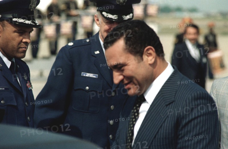 Vice President Hosni Mubarak of Egypt