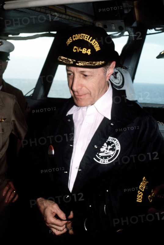 Secretary of Defense Caspar Weinberger