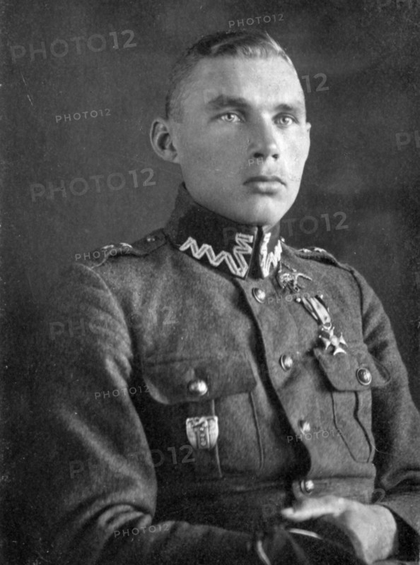 Karol Orlos (1894 - 1931) captain, pilot and observer of the Polish Army (ca. before 1931)