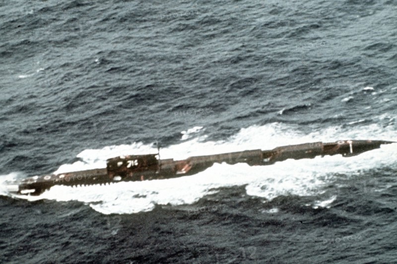 Soviet Echo II class nuclear-powered cruise missile submarine