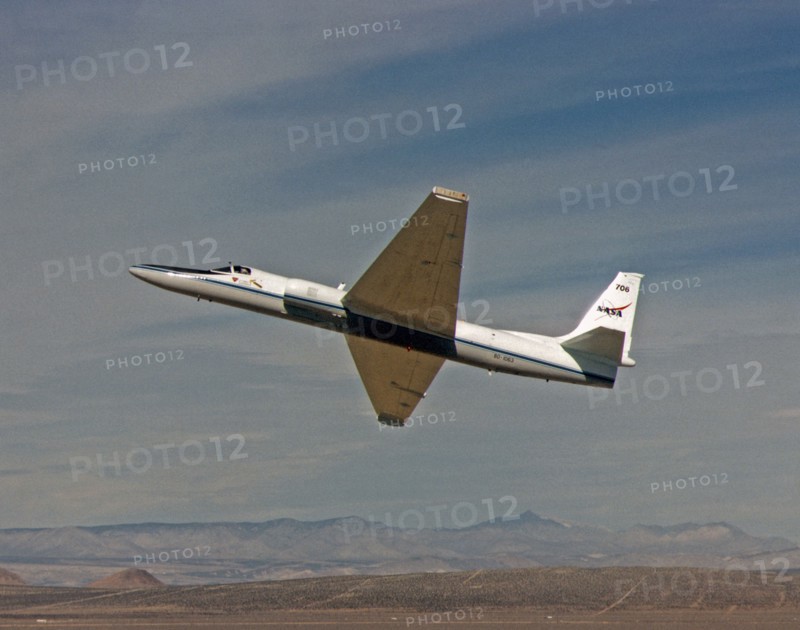 Lockheed ER-2 high altitude research aircraft in flight