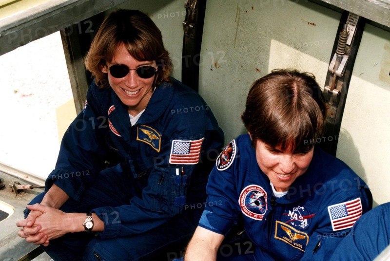 STS-83 crew M113 driver training during Terminal Countdown Demonstration Test  ca. 1997