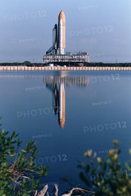 Roll out of Space Shuttle Columbia at Kennedy Space Center ca. 1997