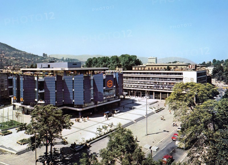 Shopping centre "Sarajka" in Bosnia Herzegovina ca. 1975