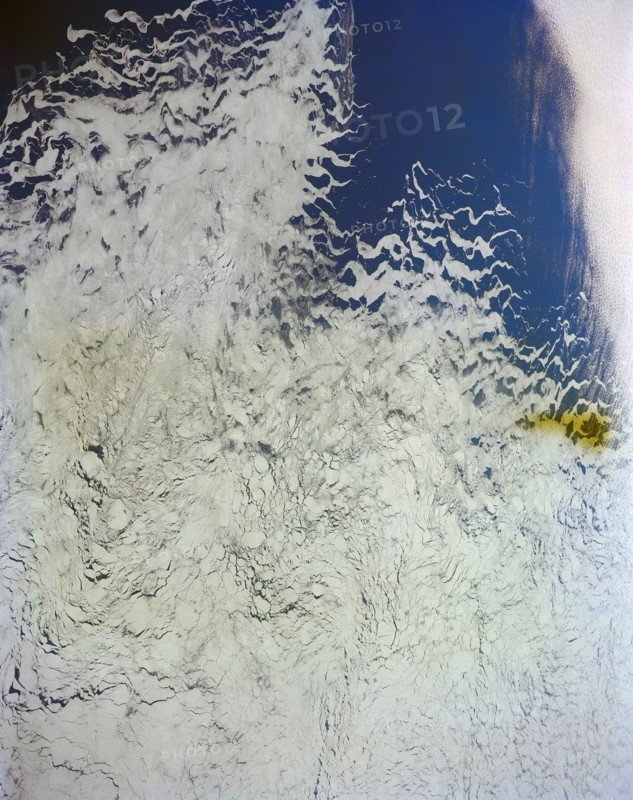 Breakup of Pack Ice, Antarctic Ice Shelf