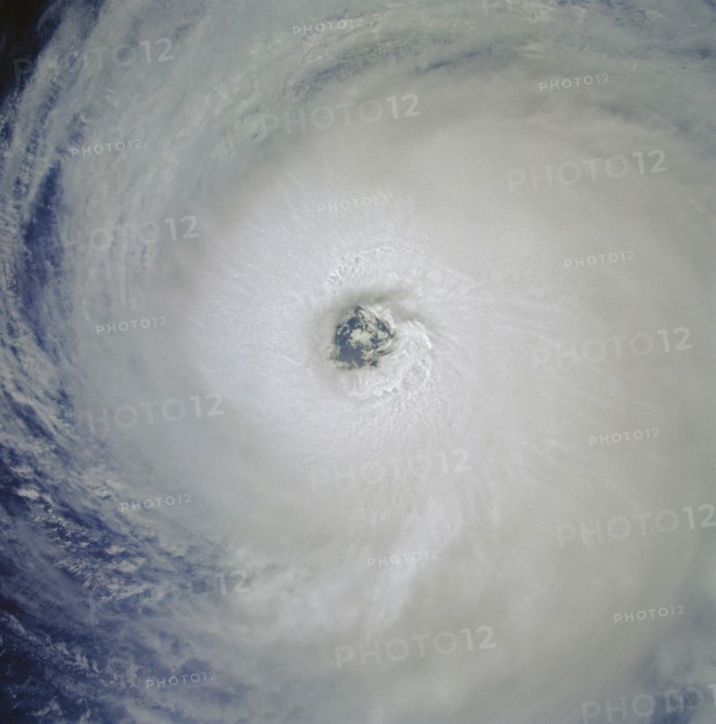 Down Through the Eye of Hurricane Fefa, Pacific Ocean