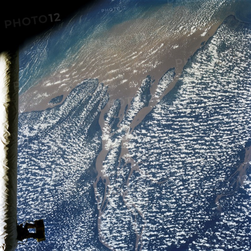 Mouths of the Amazon River, Brazil, South America from space