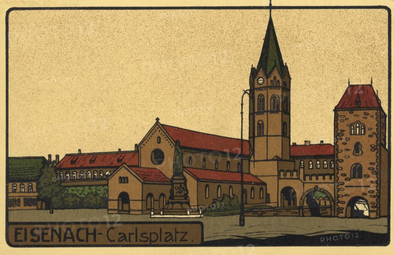 Karlsplatz à Eisenach
