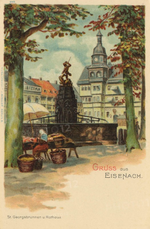 Fontaine Saint-Georges à Eisenach