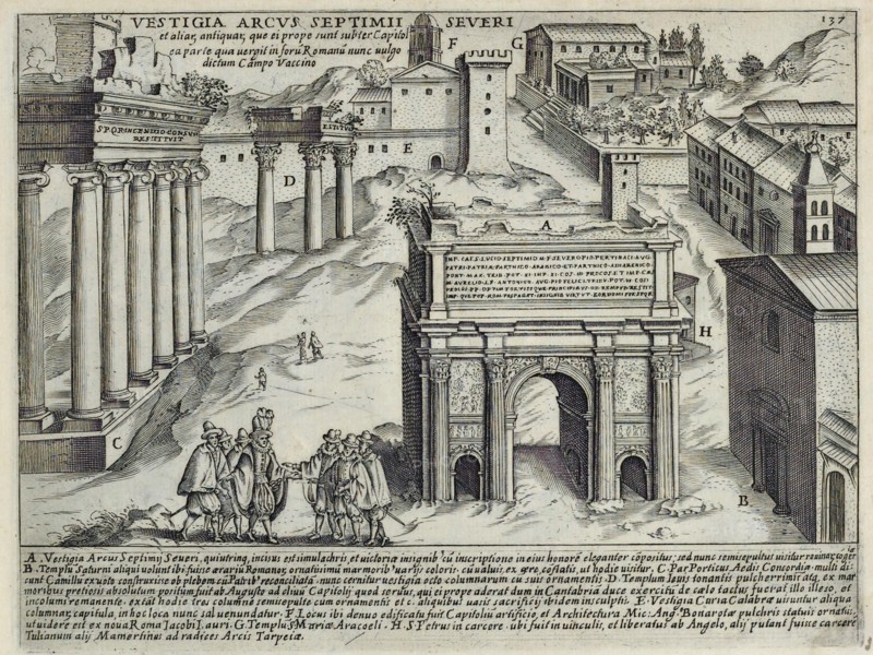 Remains of the Arch of Septimius Severus
