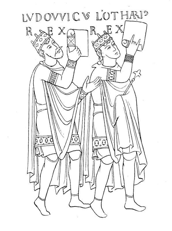 german Kings of the Carolingian Houses