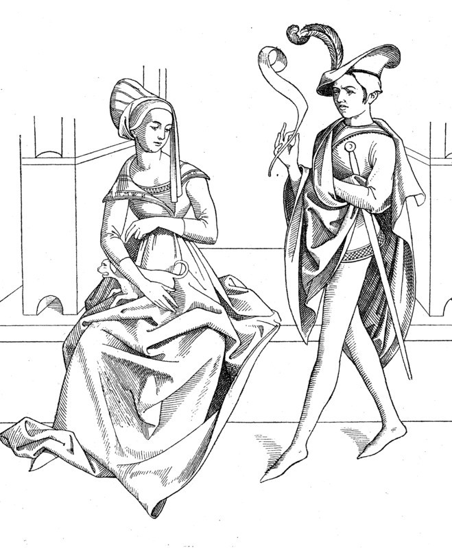 german costume aus dem 15. century