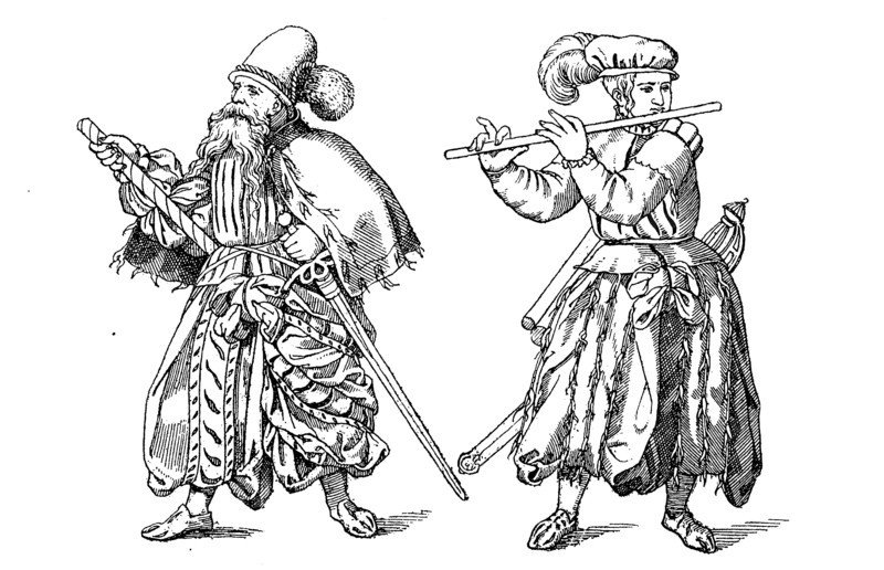 Landsknechte in Pluderhosen
