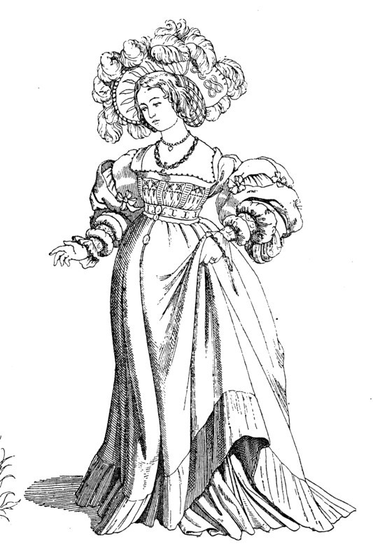 german lady in the year 1520