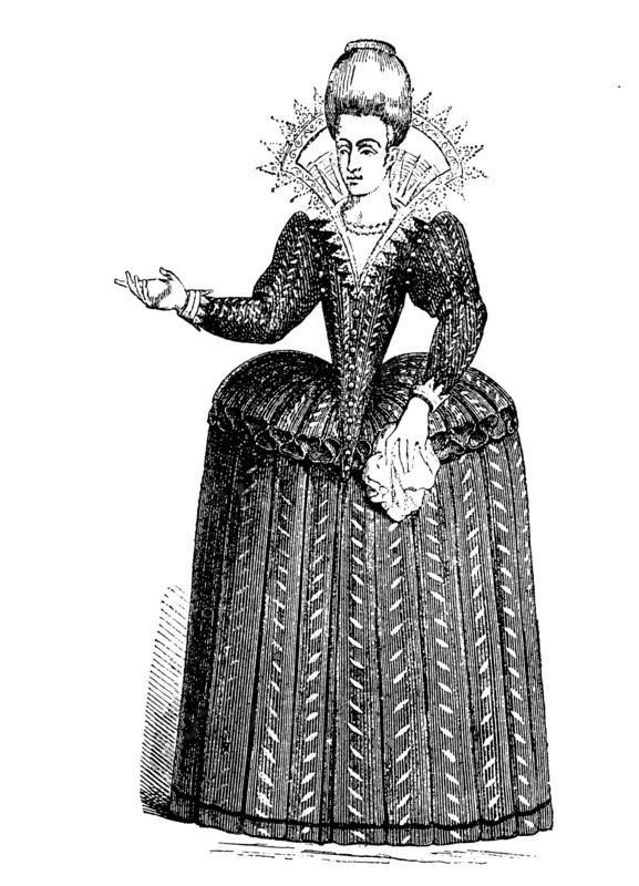 lady with a farthingale