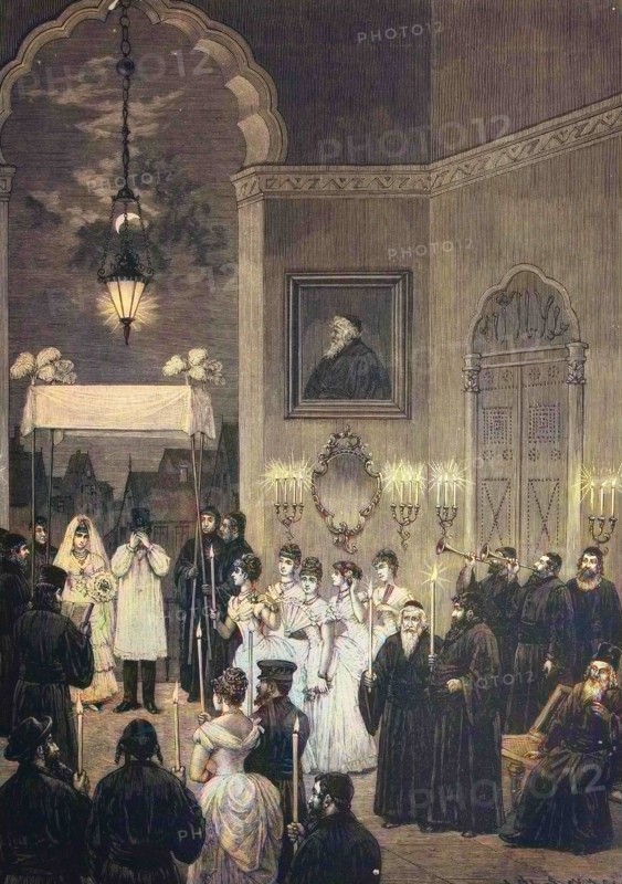 Judenhochzeit im Wiener Saal zu Warschau