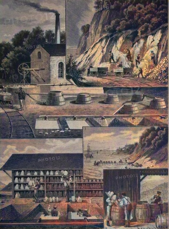 Kreidegewinnung und Kreideschlemmerei auf Rügen