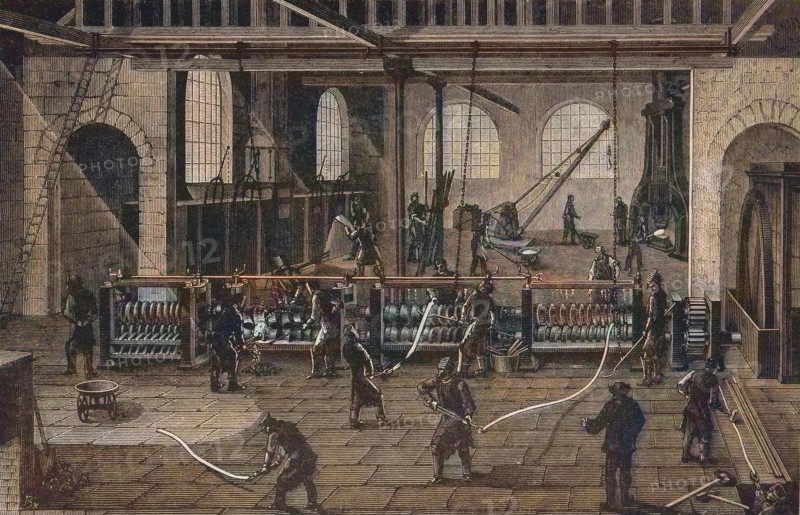 Walzwerk in einem Eisenhüttenwerk