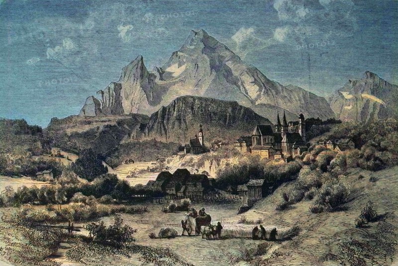 Berchtesgaden und Watzmann