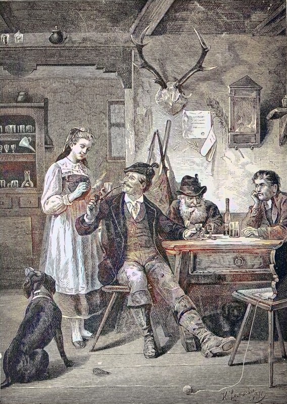 a rival visiting the daughter of the familiy