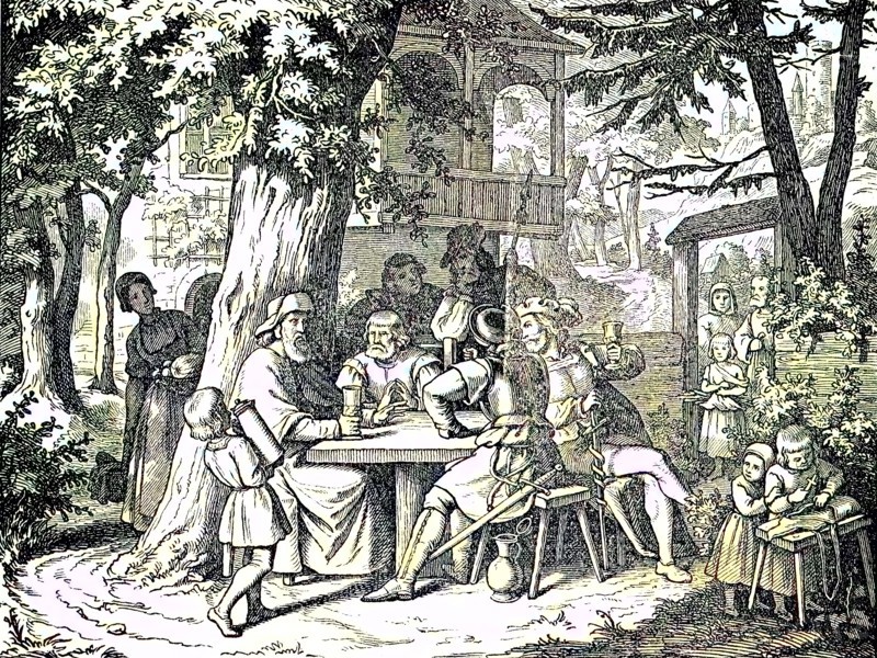 Pilgrim's return from Palestine