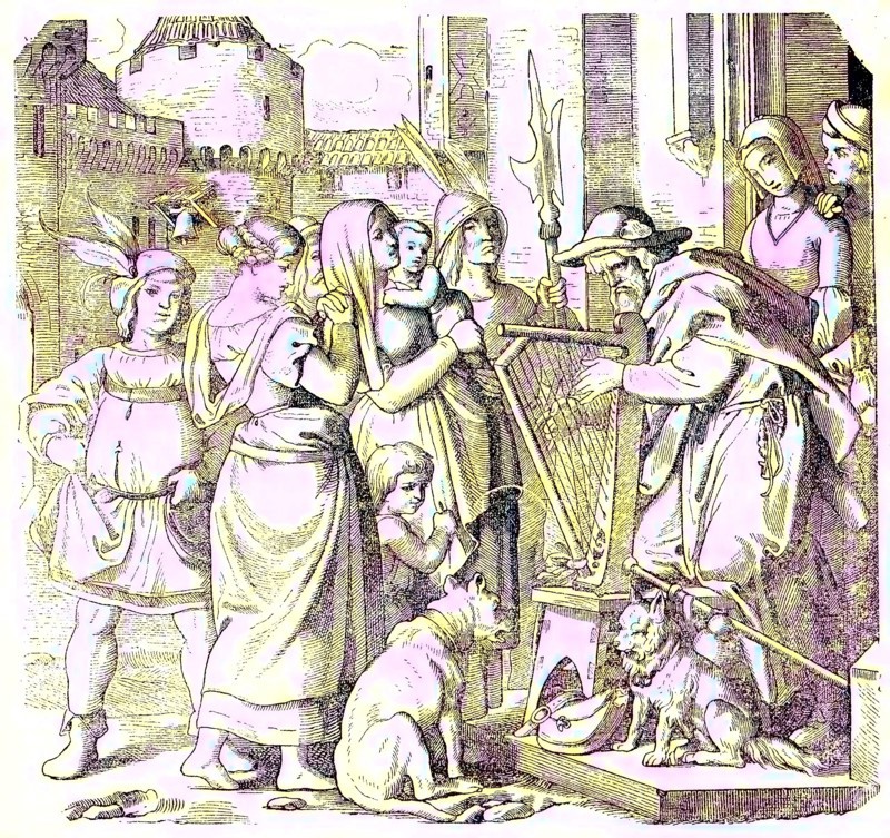 traveling singer in the middle ages