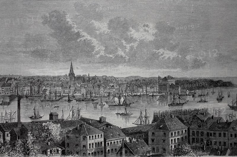 The city of Kiel in Germany