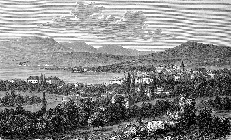 Gmunden in the Salzkammergut region of Austria