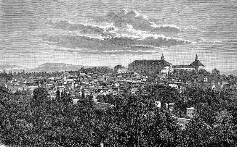 View of Gotha in Thuringia